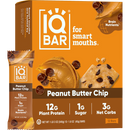 IQBar Vegan and Keto Protein Bars - Peanut Butter Chip