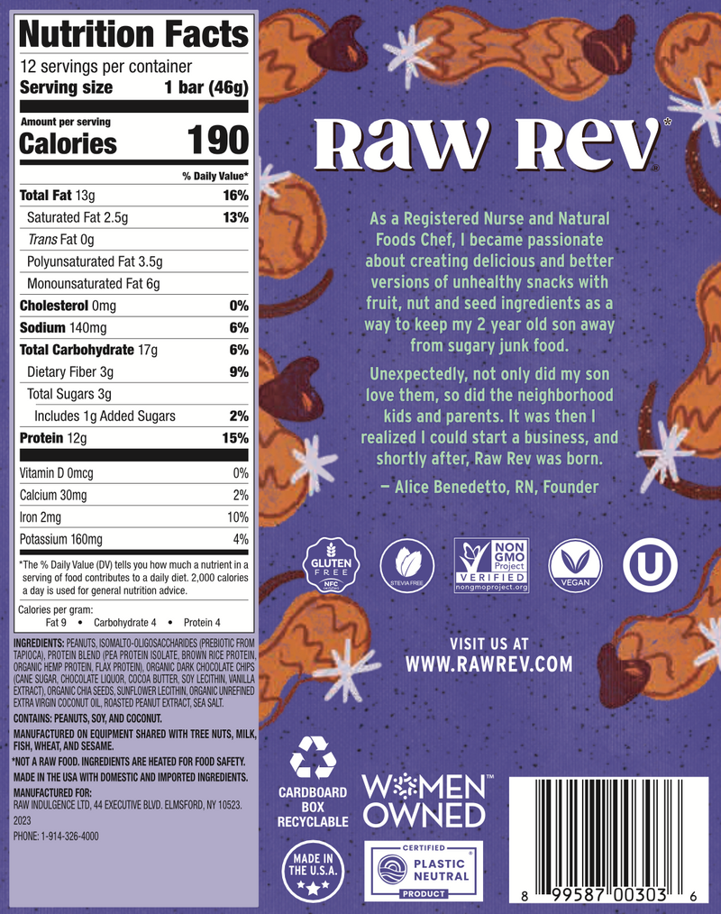 Raw Revolution Raw Rev Glo Bars