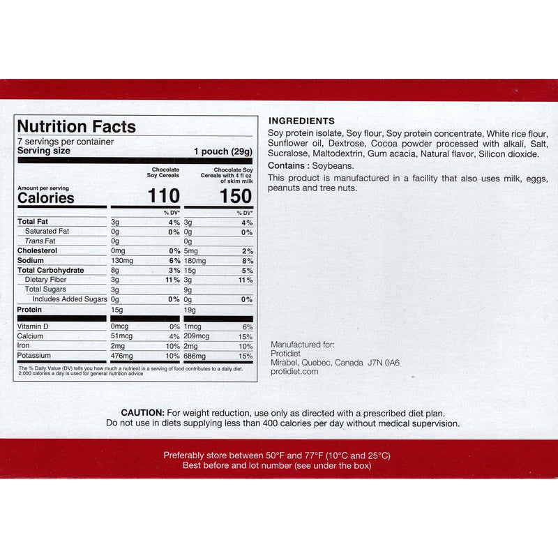 Proti Diet 15g Protein Cereal - Chocolate