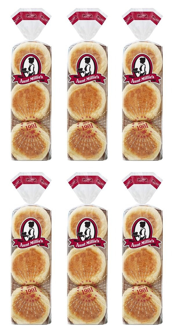 Aunt Millie's Live Carb Smart English Muffins, 6 muffins