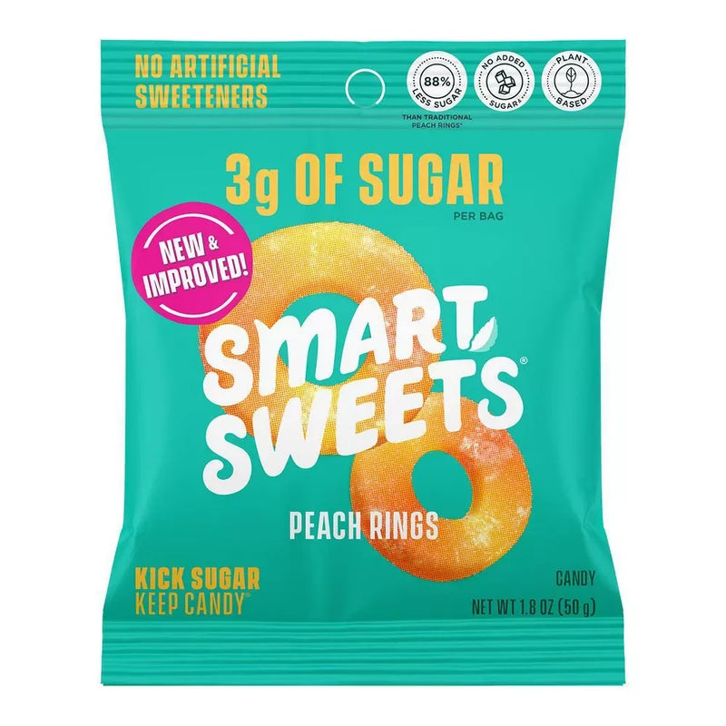 Smart Sweets Peach Rings 50g (1.8 oz)