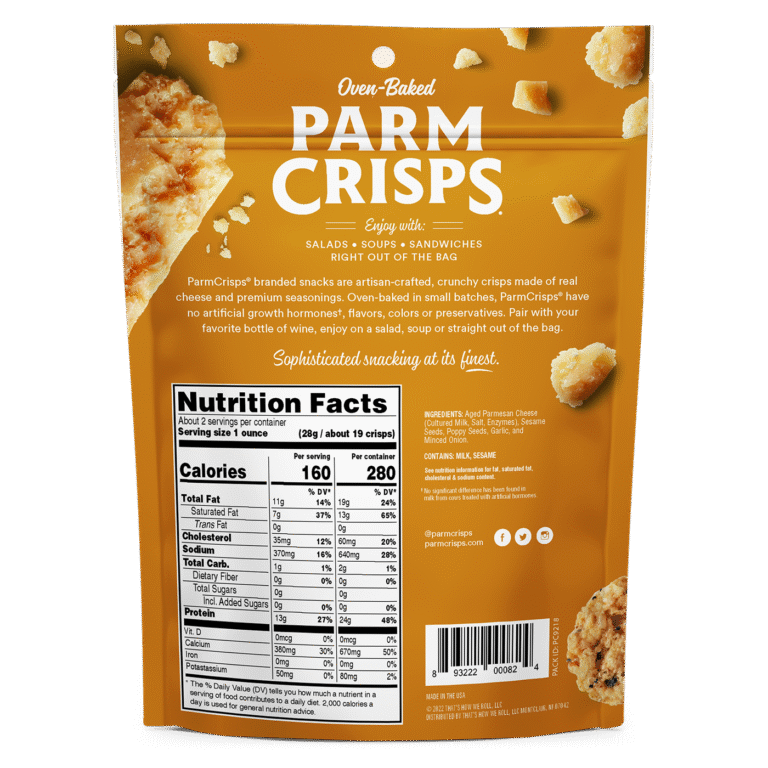 ParmCrisps Oven-Baked Parm Crisps