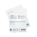 A product packaging for PatchAid, featuring instructions and benefits for a skin-friendly patch designed to reduce blemishes, with a simple, clean design and clear usage guidelines.