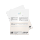 The back of a PatchAid product package displays usage instructions, benefits, and ingredients, with a focus on skin care and treatment, set against a dark background.