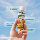 Inspire + Collagen Protein Shot with 30grams of protein in a 3-fluid-ounce bottle.