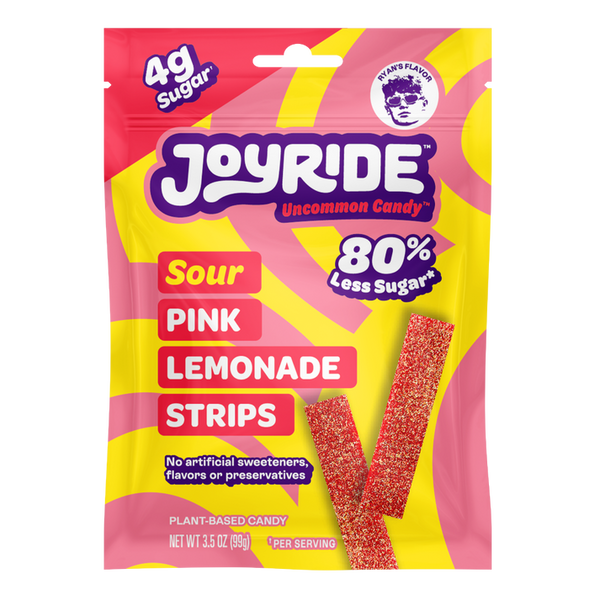 Joyride Sour Pink Lemonade Strips, 3.5 oz