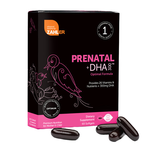 Prenatal +DHA 300 Kosher Softgels by Zahler