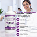 A bottle of PreProtein hydrolyzed liquid collagen dietary supplement is displayed in a healthcare setting, highlighting its nutritional support trusted by healthcare professionals for over 40 years.