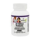 Bottle of BariatricPal 20 Billion Probiotic with nine shelf-stable strains and FiberAid prebiotic to support digestive and immune health. Contains 30 vegetarian capsules.
