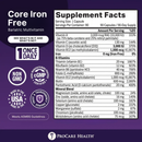 ProCare Health Core Iron Free Bariatric Multivitamin. One capsule daily, 30-count bottle.