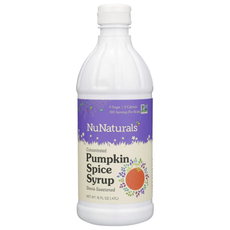 Jarabe de Calabaza Especiada NuNaturals 16 fl oz.