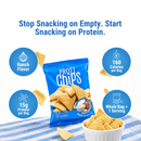 Proti Ranch chips with 15g of protein. 