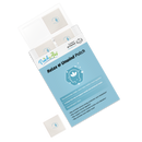 A package of PatchAid's "Relax & Unwind Patch" showcases a light blue design with text highlighting its benefits for mood regulation, alongside a single patch displayed in front.