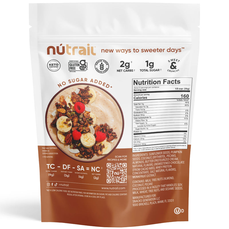 NuTrail Keto Nut Granola