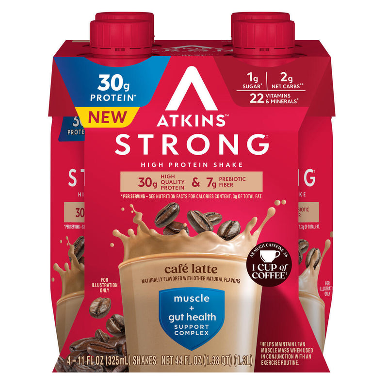 Atkins Nutritionals Strong Protein & Fiber Ready-to-Drink Shakes by Atkins Nutritionals - Exclusive Offer at $10.69 on Netrition Atkins Nutritionals Strong Protein & Fiber Ready-to-Drink Shakes by Atkins Nutritionals - Exclusive Offer at $10.69 on Netrition