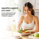 Slim Trim Appetite Suppressant Patches with lotus leaf, fucoxanthin, green tea, berberine and chromium picolinate. 