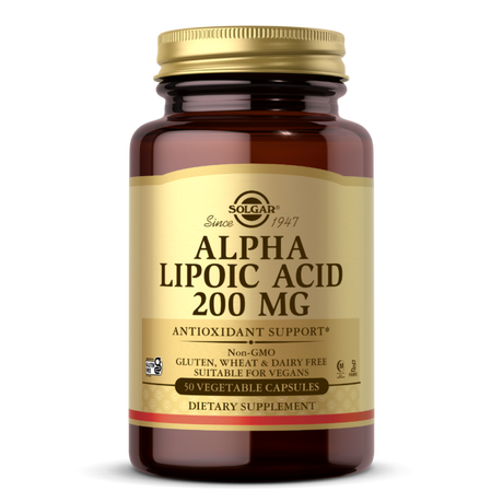 Solgar Acide Alpha Lipoïque 200mg