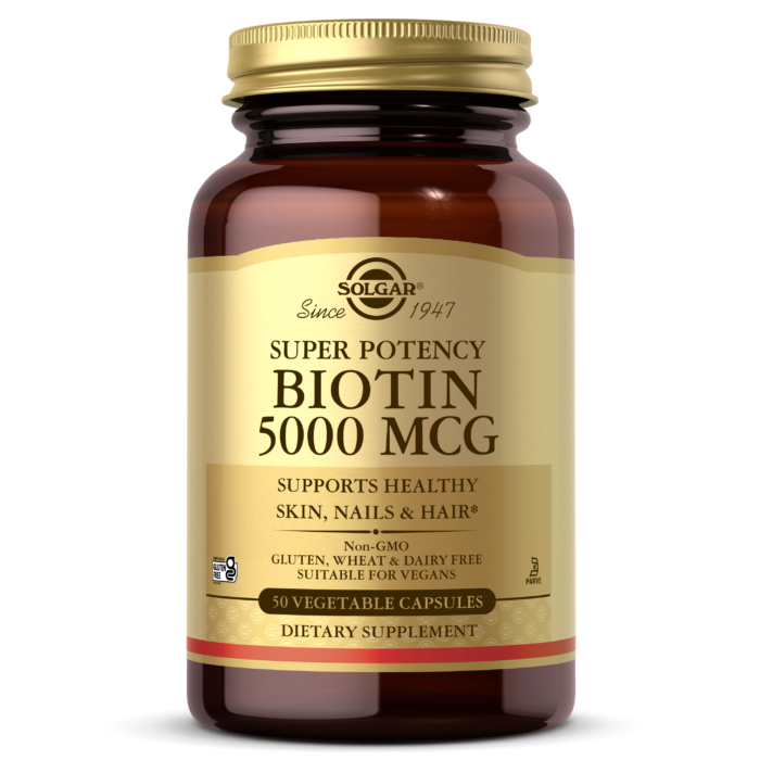 Solgar® Biotin 5000mcg Vegetable Capsules