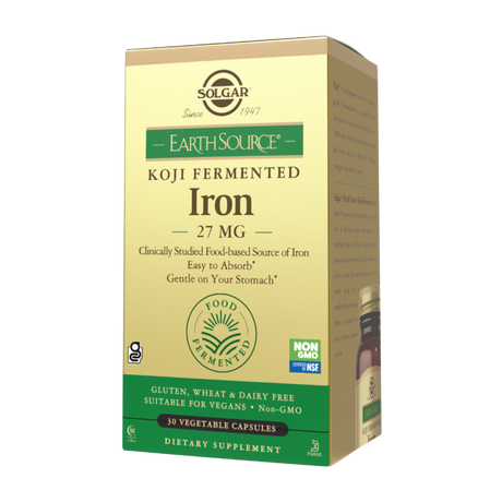 Solgar® Earth Source® Koji Fermented Iron 27mg