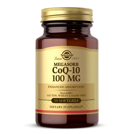 Solgar Megasorb CoQ-10 100mg - 30 Cápsulas Blandas