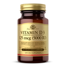 Solgar® Vitamin D3 (Cholecalciferol) 125mcg (5000 iu) Vegetable Capsules