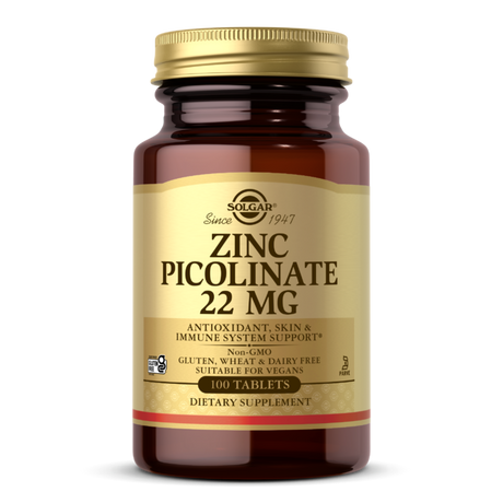 Solgar Picolinate de Zinc 22mg