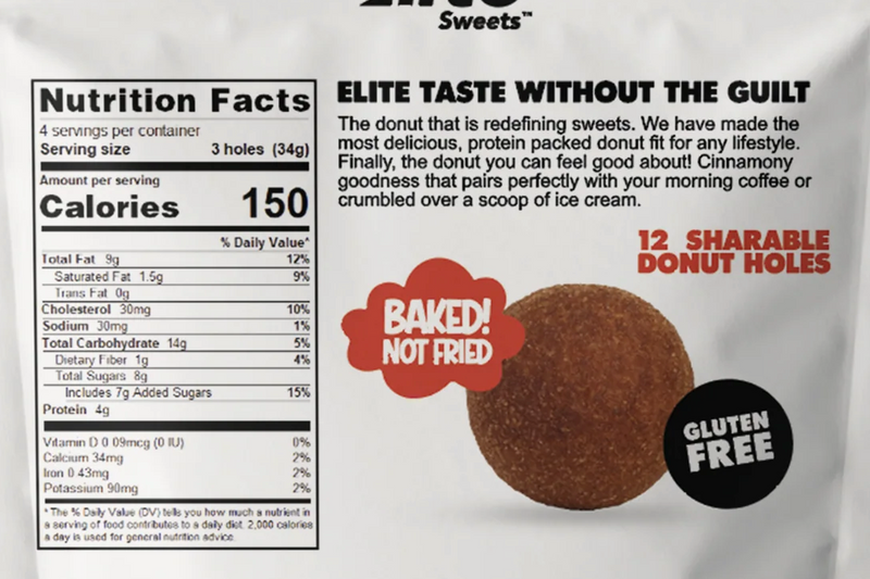 Elite Sweets High-Protein & Low-Carb Donut Holes