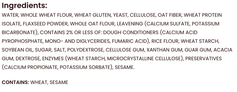 Toufayan Bakeries Smart Pockets - Whole Oats & Flax