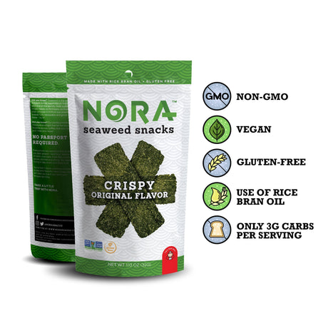 Nora Snacks aux Algues - Original croustillant 32 g