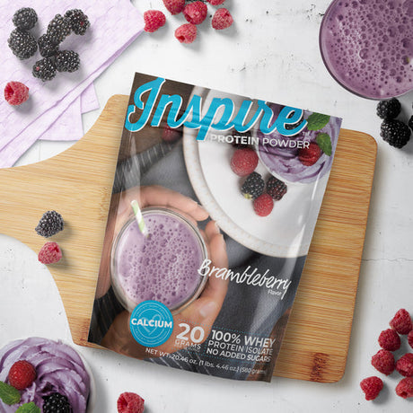 Poudre protéinée sans gluten Inspirez mûre-ronce par Bariatric Eating - 20 portions / Un pack