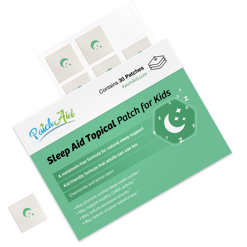 Sleep Aid Topical Patch for Kids by PatchAid - Melatonin-Free!