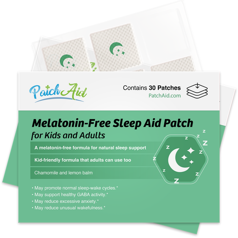 Melatonin-Free Sleep Aid Topical Patch for Kids and Adults by PatchAid