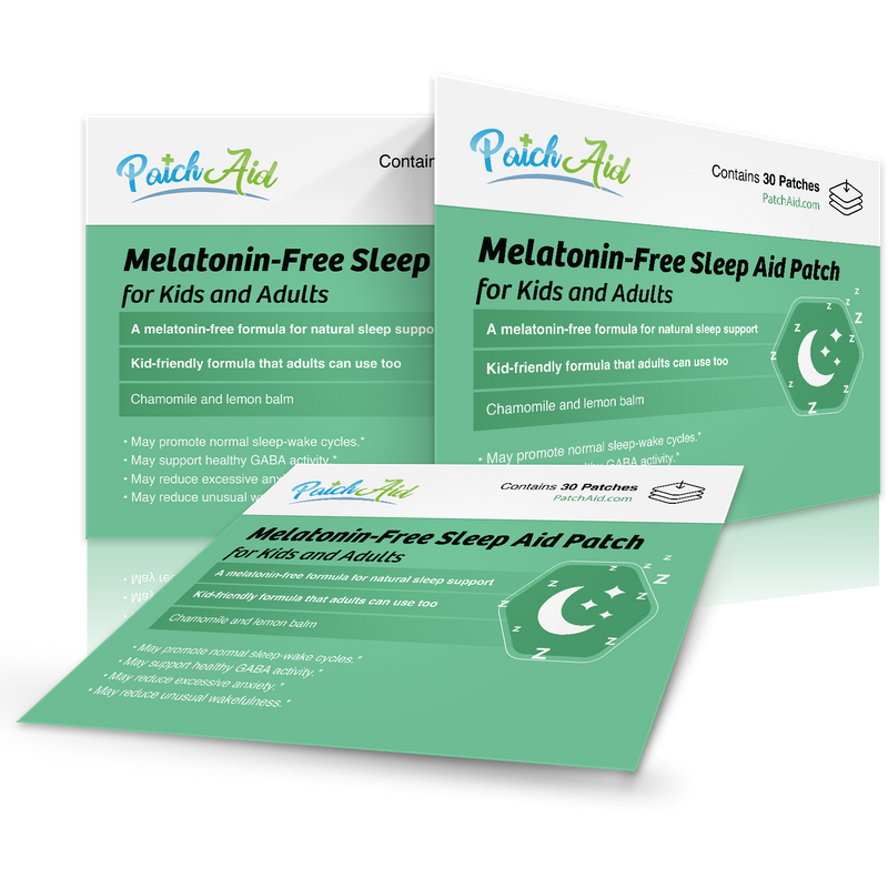 Melatonin-Free Sleep Aid Topical Patch for Kids and Adults by PatchAid