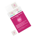 A pink packaging for "Slim Trim Appetite Suppressant Patch" displays two patches and highlights ingredients like lotus leaf extract and green tea, promoting appetite control and energy support.