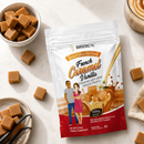 BariatricPal French Caramel Vanilla Calcium Citrate Soft Chews with 500 mg calcium, vitamin D and probiotics. Sugar-free, 90-count bag.