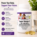 BariatricPal Super Omega-3 with EPA + DHA, 500 mg, 60 Enteric-Coated Softgels