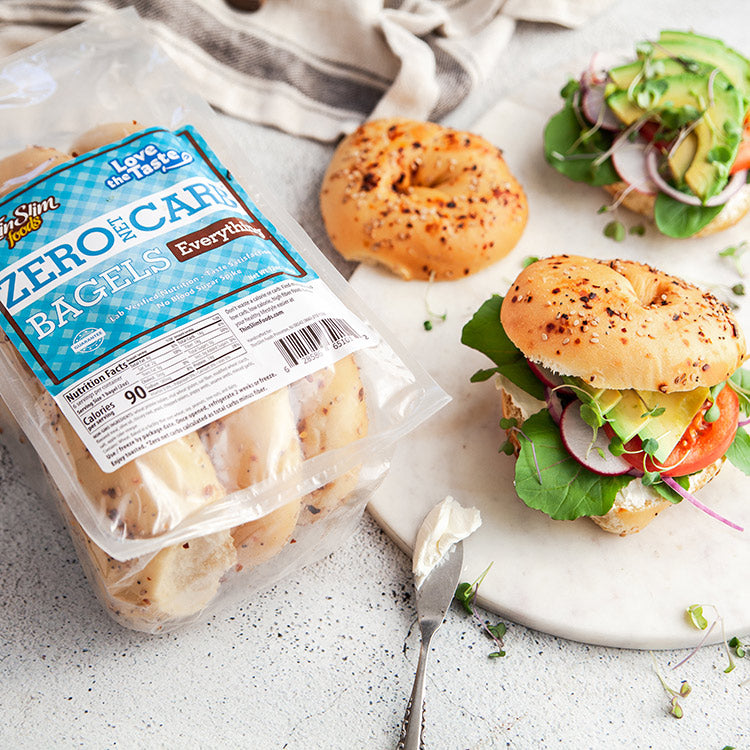 ThinSlim Foods Love the Taste Zero Carb Bagels