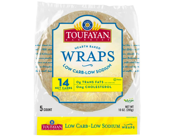 Toufayan Bakeries Low Carb/Low Sodium Wrap 5 wraps