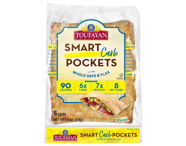 Toufayan Bakeries Smart Carb Pockets 6 pack