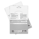 The back of a product package displays usage instructions for a skin patch, listing ingredients and cautions, with a focus on applying the patch daily for optimal benefits.