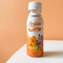 BariatricPal Tropical Orange Protein + Collagen Power Shot with 25 grams of protein in a 3-fluid-ounce bottle.