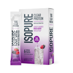 Isopure Clear Protein Stick Packs, 6 stick pack