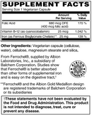 Easy Iron™ (25mg) Capsules by BariatricPal - Highly Absorbable & Easy On Your Stomach!