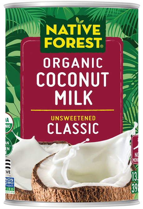 Native Forest Lait de coco biologique non sucré (LIQUIDATION : Meilleur avant le 14 août 2026)