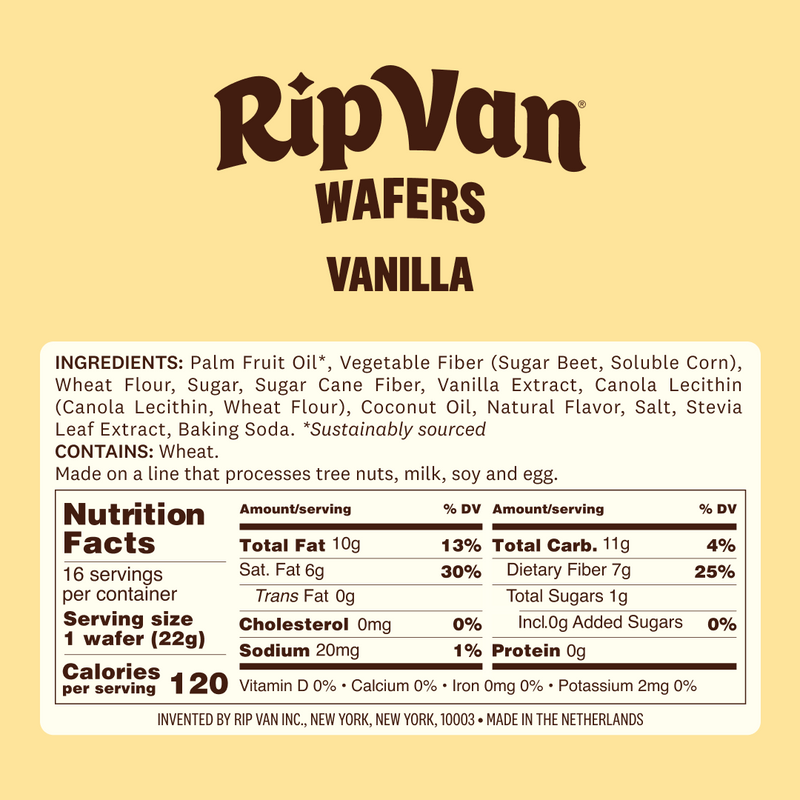 Rip Van Wafer Snacks - Vanilla