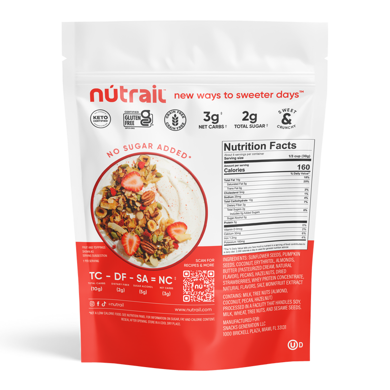 NuTrail Keto Nut Granola