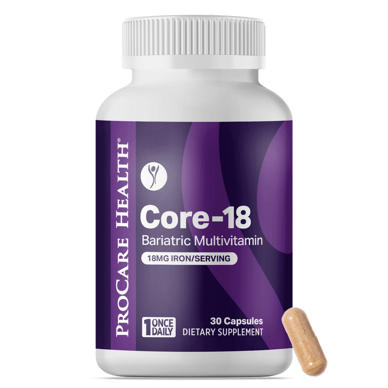 Procare Health 1 per Day! Bariatric Multivitamin Capsule with 18mg Iron