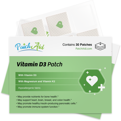 PatchAid : Patch de Vitamine D3 avec Vitamine K2