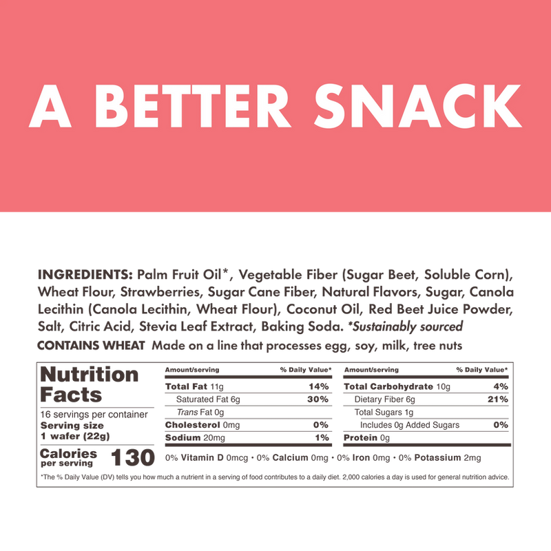 Wafer Snacks by Rip Van - Strawberry