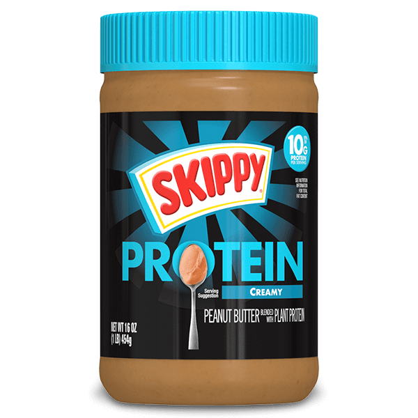SKIPPY Peanut Butter Blended with Plant Protein, 16 oz